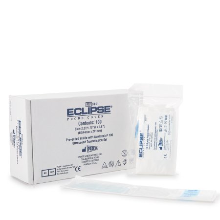 Ultrasound Probe Cover EclipseÂ® 1-3/4 X 9-1/2 Inch Polyisoprene NonSterile For use with Ultrasound Endocavity Probe (100/BX 6BX/CS) by Parker Laboratories, Inc.  ID 38-01